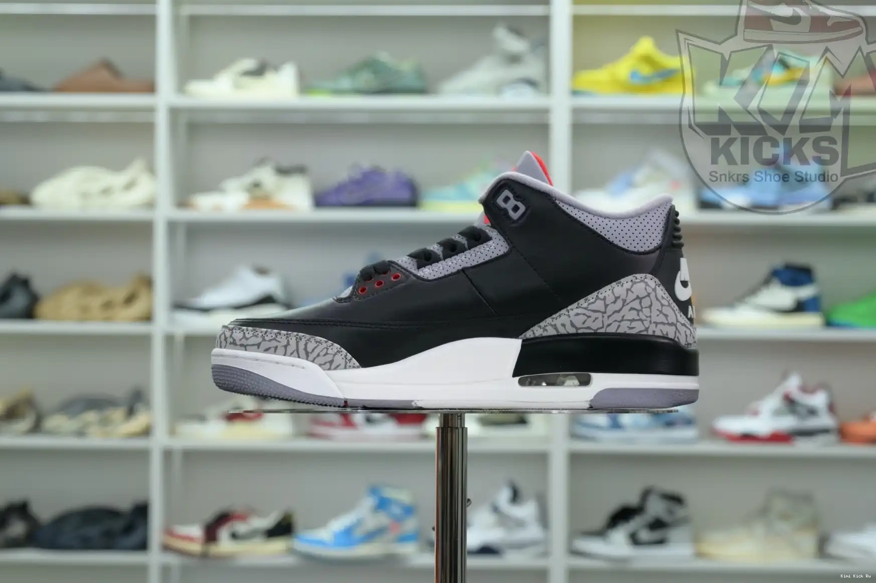 Cement Jordan Air Kimikick 3“Black Reimagined” 0711